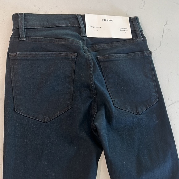 Frame Le High Skinny Triple Fringe High Rise NWT - Picture 9 of 12